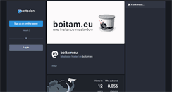 Desktop Screenshot of boitam.eu